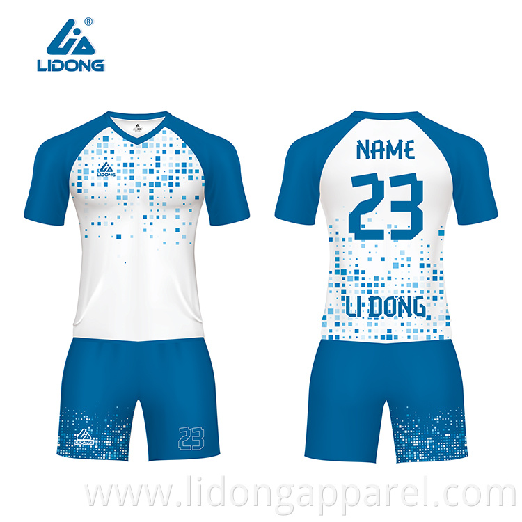 2021 New Sublimation Kids And Adults Soccer Football Team Wear Soccer Wear Uniforms Football Jersey